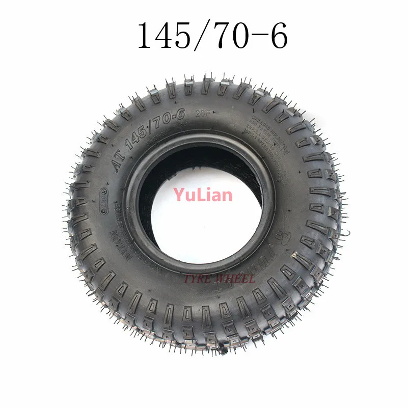 6 Inch ATV Tire 145/70-6 four wheel vehcile Fit for 50cc 70cc 110cc Small ATV Front Or Rear Wheels