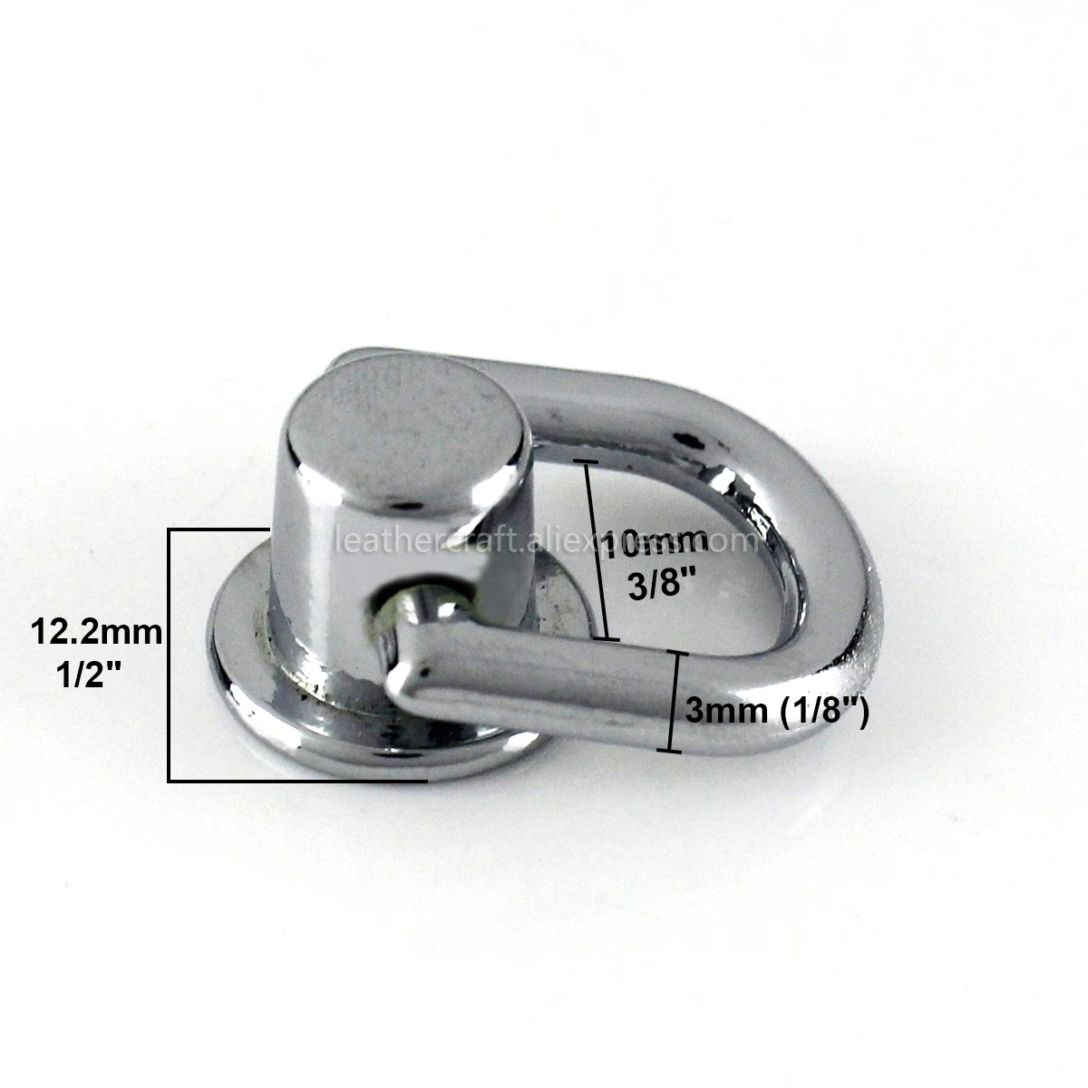 10pcs Metal Bag Side Anchor Gusset Hanger Clamps Bag Side Edge Anchor Link Hardware with D Rings for Small Bag Purse