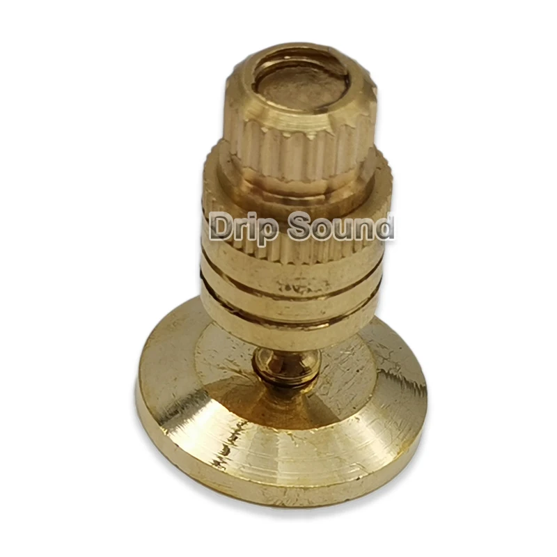 4 قطعة مكبر الصوت النحاسي سبايك مكبر للصوت عزل حامل قدم مخروط قاعدة منصات M8x30