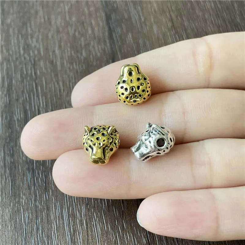 10Pcs Metal Leopard…