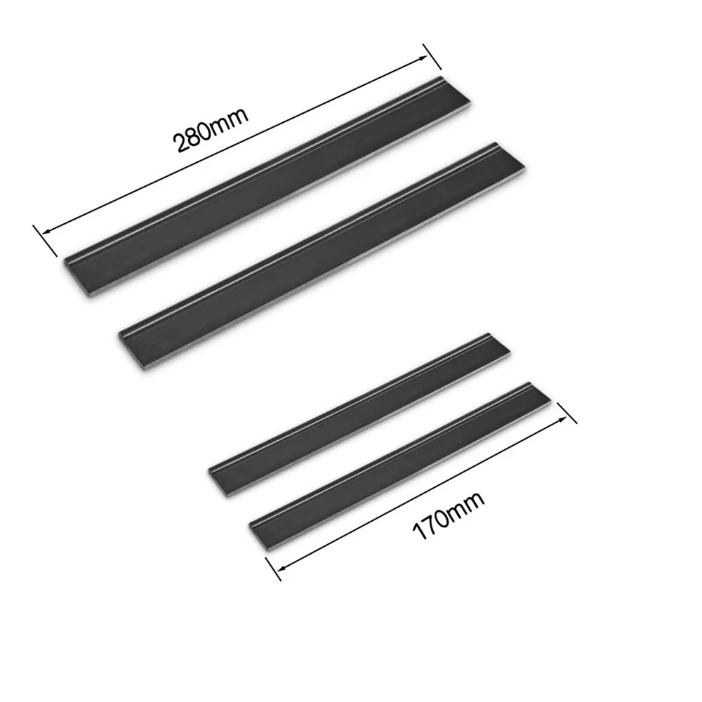 2pcs 170/250/280mm rubber strip window cleaner scraper for Karcher WV1 WV2 WV5 Window Cleaner Parts