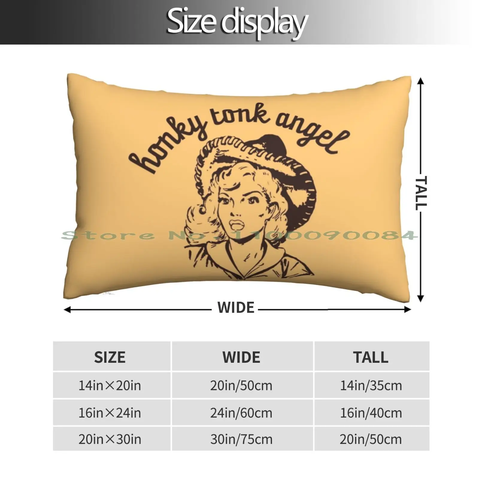 Honky Tonk Angel Pillow Case 20x30 50*75 Sofa Bedroom Moto Guzzi Motobike Taro Marquez Mir Long Rectangle Pillowcover Home