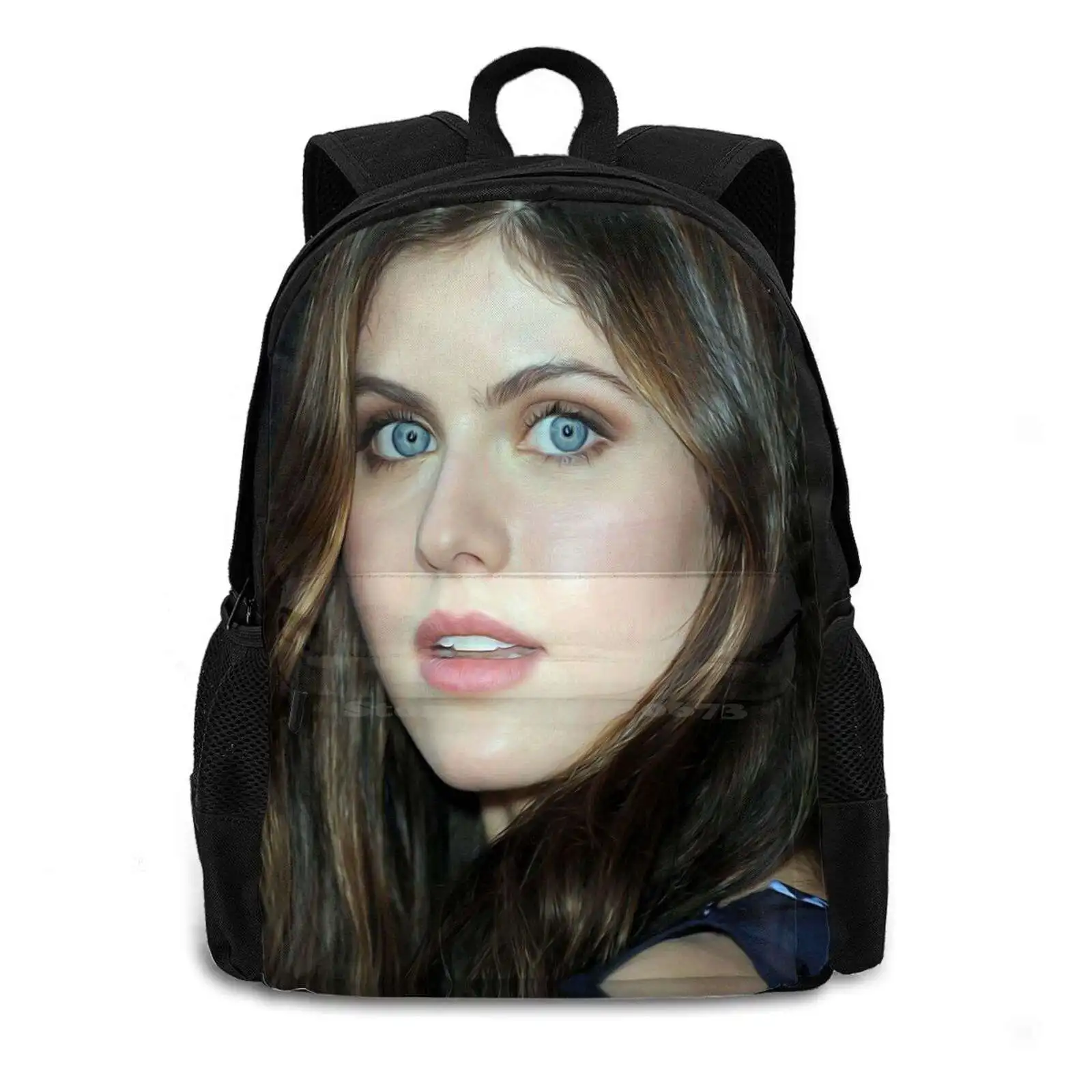 Miss 3d Print Design Backpack Casual Bag Alexandra Alexandra