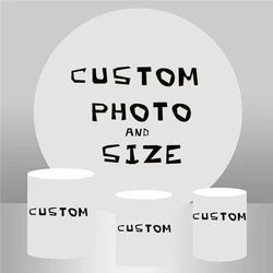 Personalized Round Backdrop Custom Background