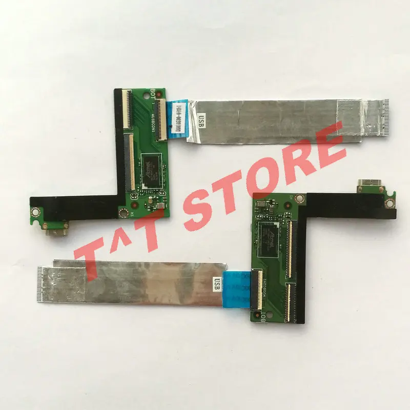 original for Asus Transformer Pad TF103C USB charger touch control board with cable TF103C_TP_USB_ATMEL test good free shipping