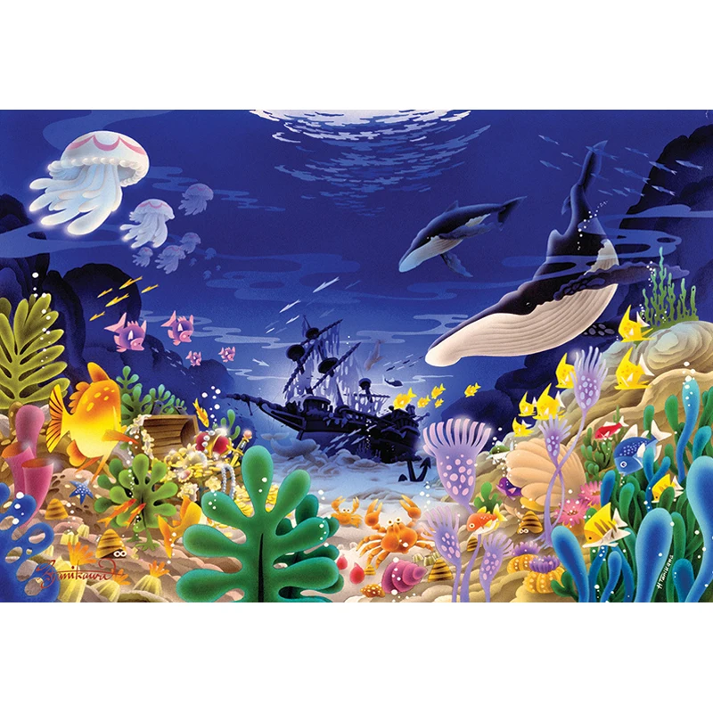 

DIY Diamond Painting by Number Undersea animals Shake Diamond Embroidery Cross stitch Hobbies and Crafts Wall Sticker Home Decor