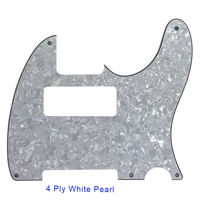 Pleroo özel gitar parçaları için abd standart 5 vida delikleri P90 Tele Telecaster gitar Pickguard Scratch plaka, çok renkli seçim