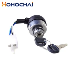 168F/170F Gasolin e Generator Starter 4-wire Ignition Key Switch Start Key Switch