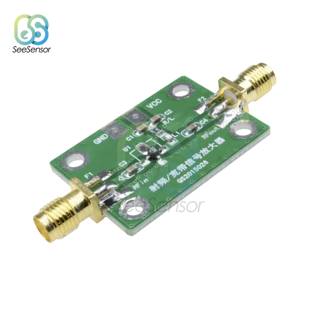 0.1-2000MHz RF Wideband Amplifier Broadband Module Receiver Gain 30dB Low-noise LNA