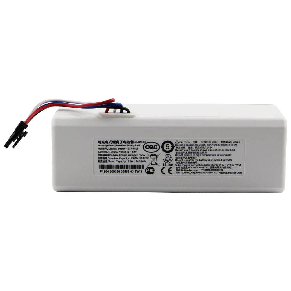 Original Replacement Battery For Xiaomi Mijia Mi Sweeping Mopping Robot Vacuum Cleaner 1C 37.44Wh