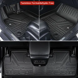 QHCP Floor Mat Foot Carpet Pads Rug TPE Rubber Waterproof For Lexus NX 2015-2020 RX 2016-2020 UX 2019-2020 ES 2018-2020 CT 16-18