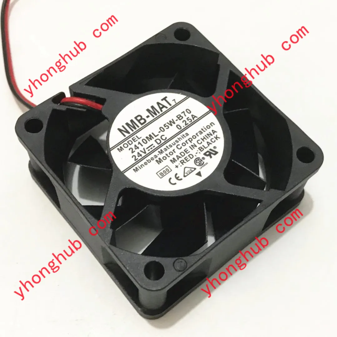 

NMB-MAT 3110KL-05W-B70 B00 DC 24V 0.20A 80x80x25mm Server Cooling Fan