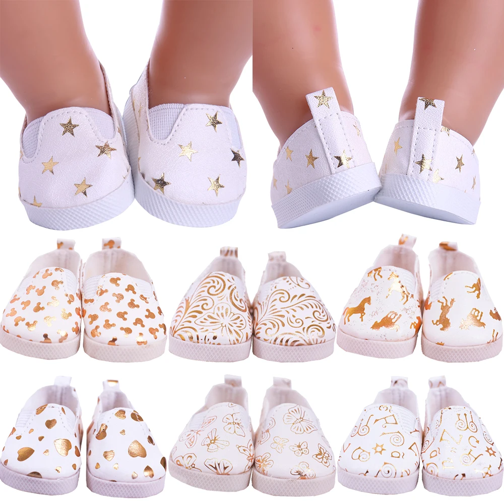 7 cm Doll Shoes For 43 cm Born Baby Clothes Items Accessories & 18 Inch American Doll Girl Toy & Nenuco,Gift