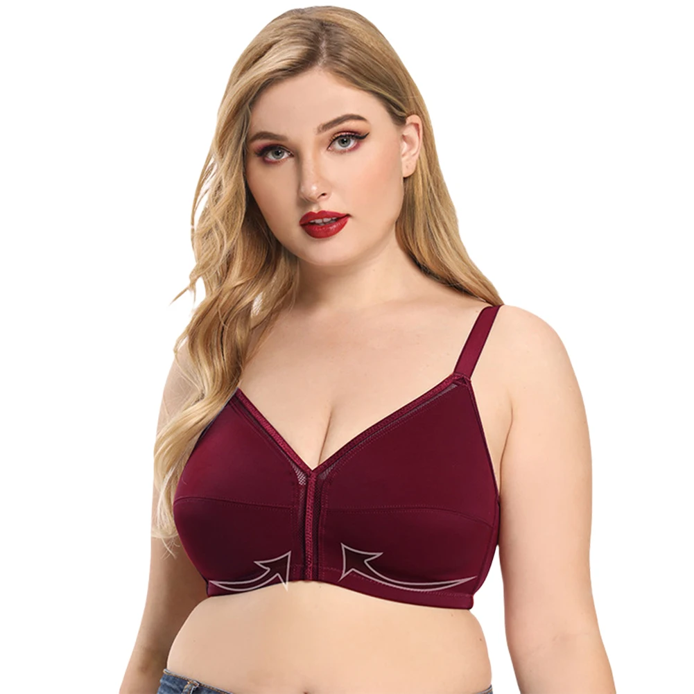 Women Sexy Lingerie Bras Seamless Push Up Bra Lady Solid Color Wire Free Underwear Plus Size 70B-90F нижнее белье женское