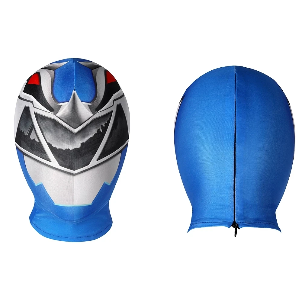 Kishryu Sentai Ryusoulger Cosplay Kostüm Blau Dino Ranger Melto Body Halloween Maskerade Coole Druck Zentai Overall