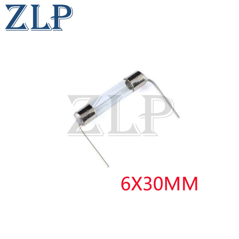 6*30mm Take the lead Glass fuse tube With a pin 6x30mm 250V 10A 12A 15A NEW