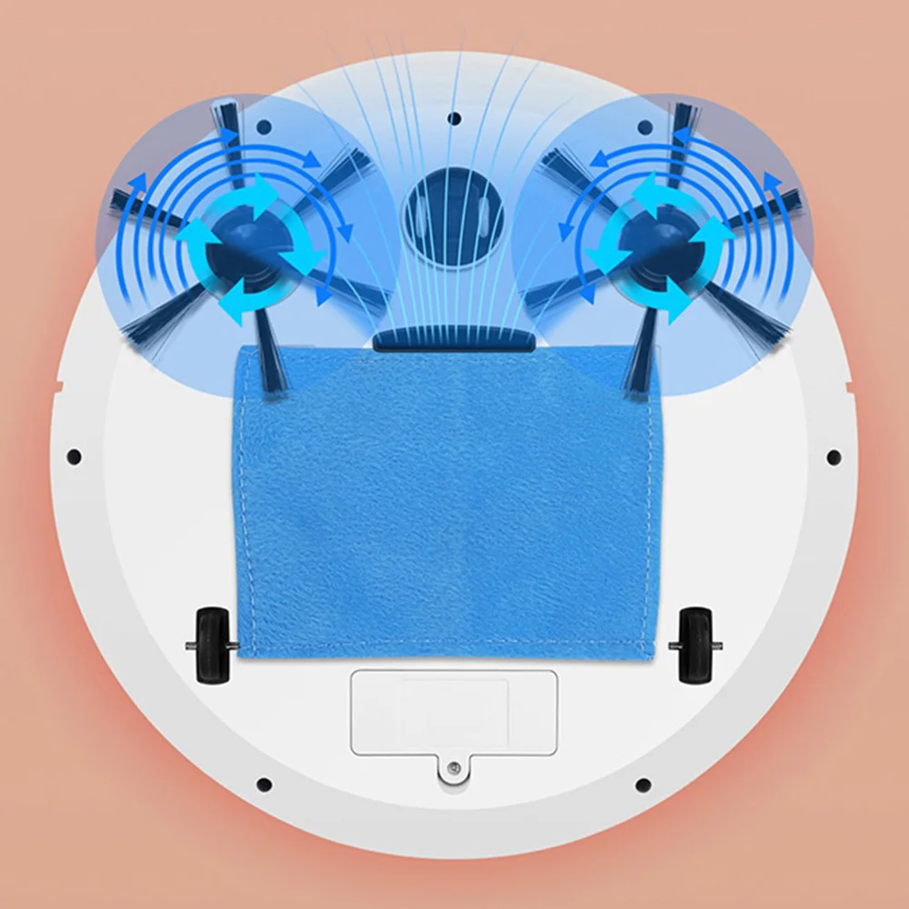 สมาร์ทมัลติฟังก์ชั่Sweeping Robot USBชาร์จอัตโนมัติทำความสะอาดฝุ่นMopสำหรับทั้งครอบครัว