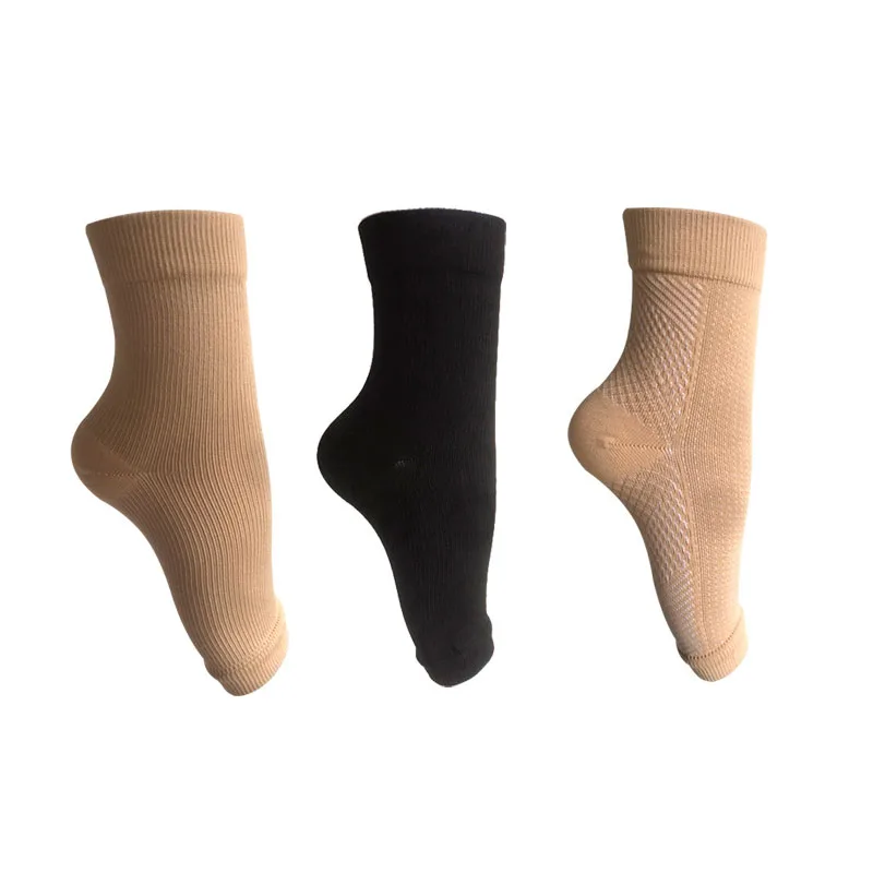 Foot Anti-Fatigue Compression Sleeve Short Tube Ankle Support Open Toe Socks Plantar Fasciitis Pain Relief Mens Womens Hot Sale