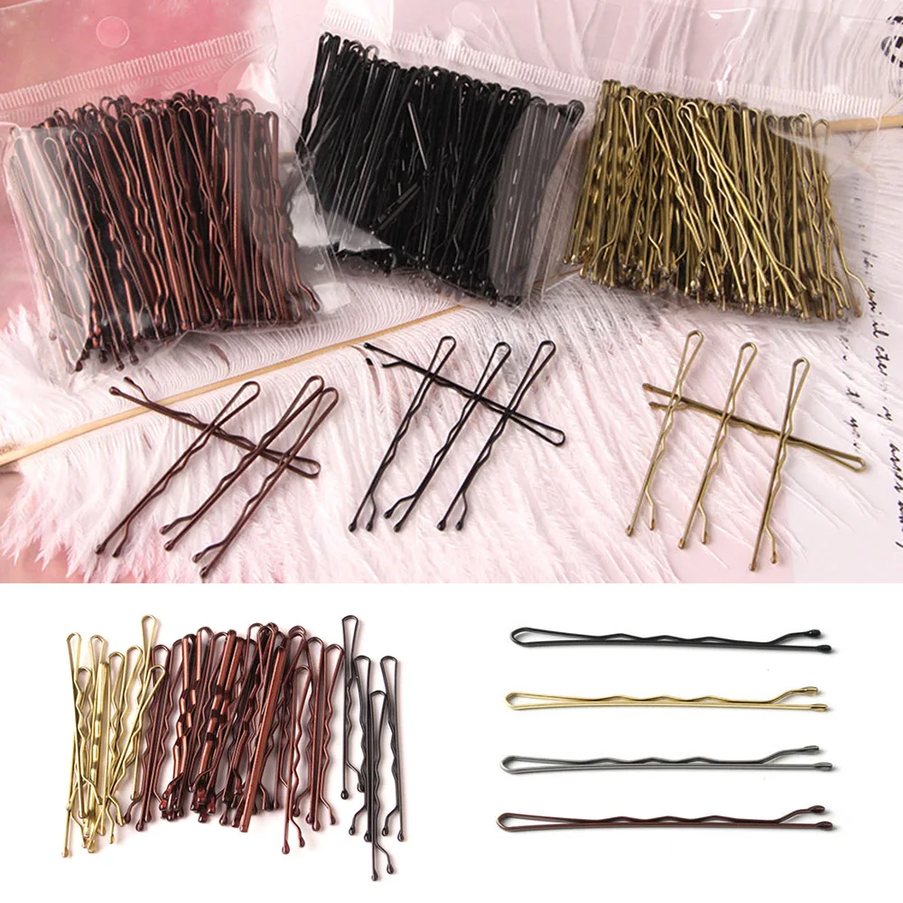 100PCS fermaglio per capelli da donna forcina per capelli in metallo forcine per acconciature strumento per lo Styling fermaglio per capelli fermaglio per capelli per accessori per capelli da donna