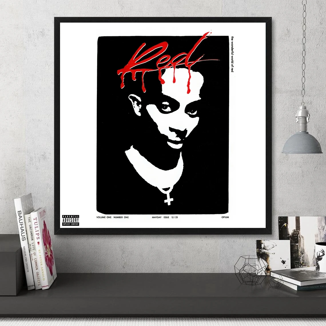 Playboi Carti Whole Lotta Red Music Album Poster Prints Art Canvas Painting Wall Living Room Home Decor (No Frame)