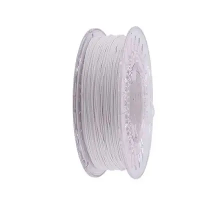 Flexible TPU filament for 3D printer easy to print Tecnikoa brand White Color 1,75mm 750 gr made in Spain