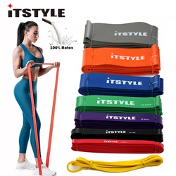 Bandas de resistencia ITSTYLE, 208CM, 8 niveles, Crossfit, correa de látex, expansor, levantamiento de energía, goma, cuerda para fortalecer los músculos