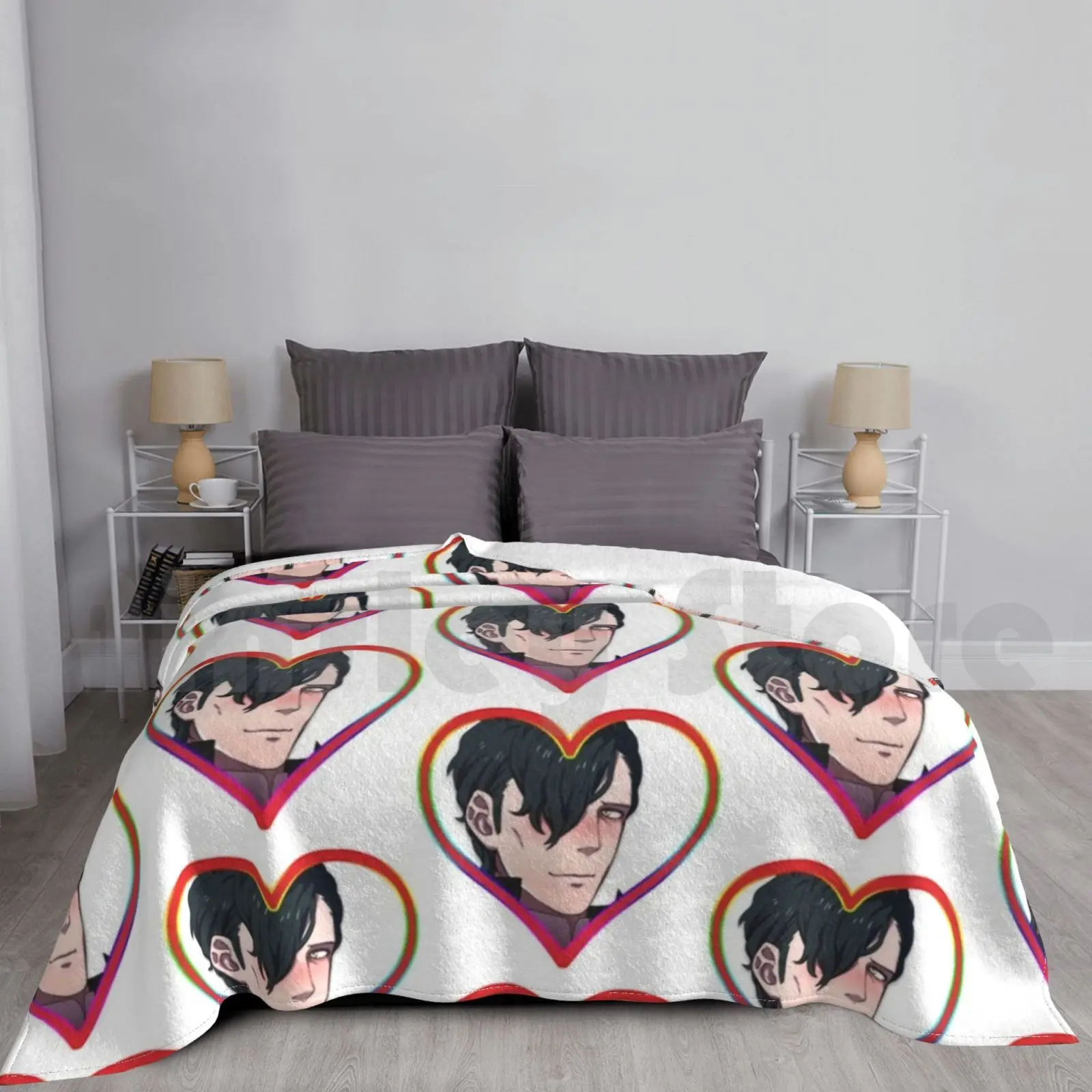 Hubert Blushy Blanket Fashion Custom Hubert Fe3h Fire Emblem Fire Emblem Three Houses