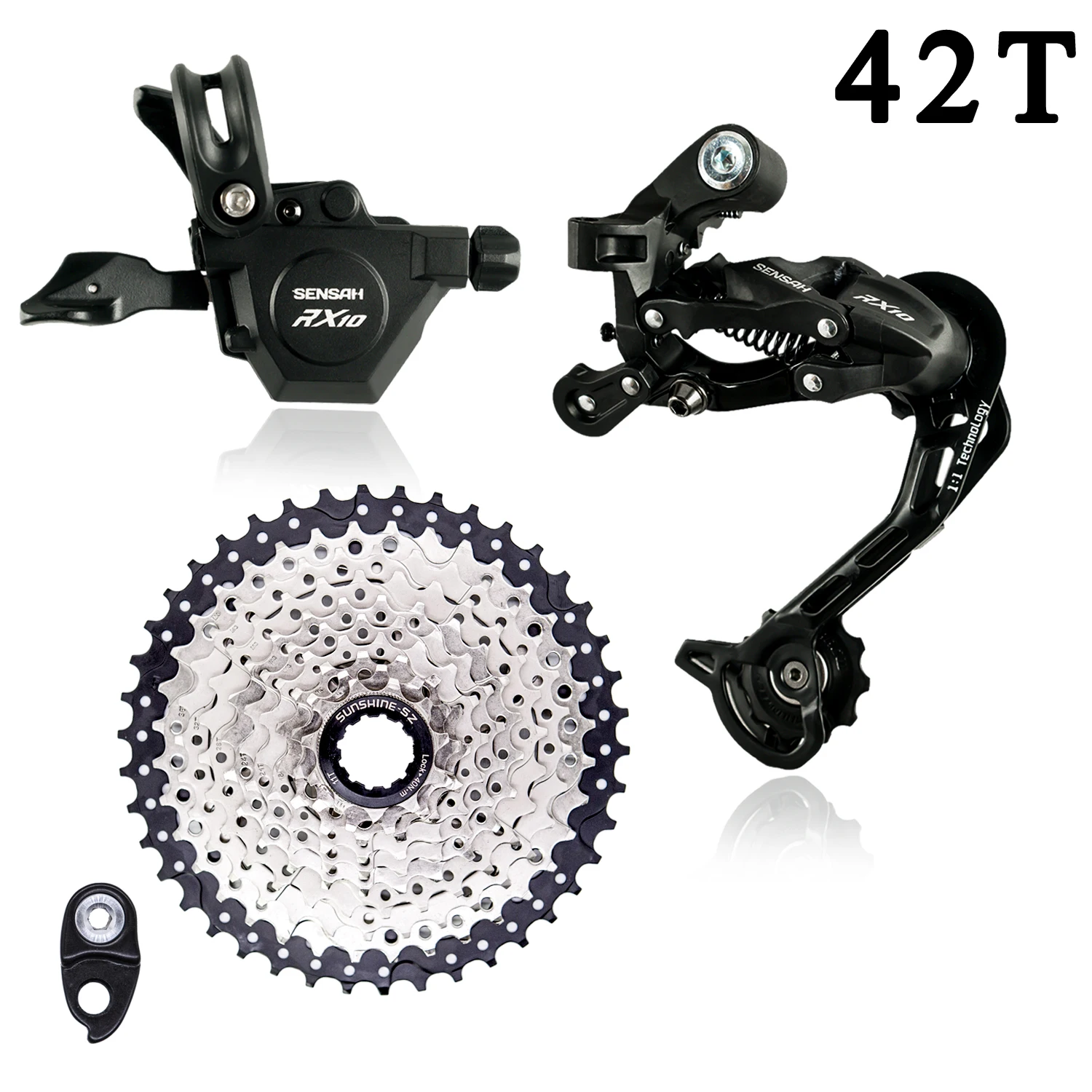 SENSAH RX10 1x10 Speed MTB Rear Derailleur 42T/46T
