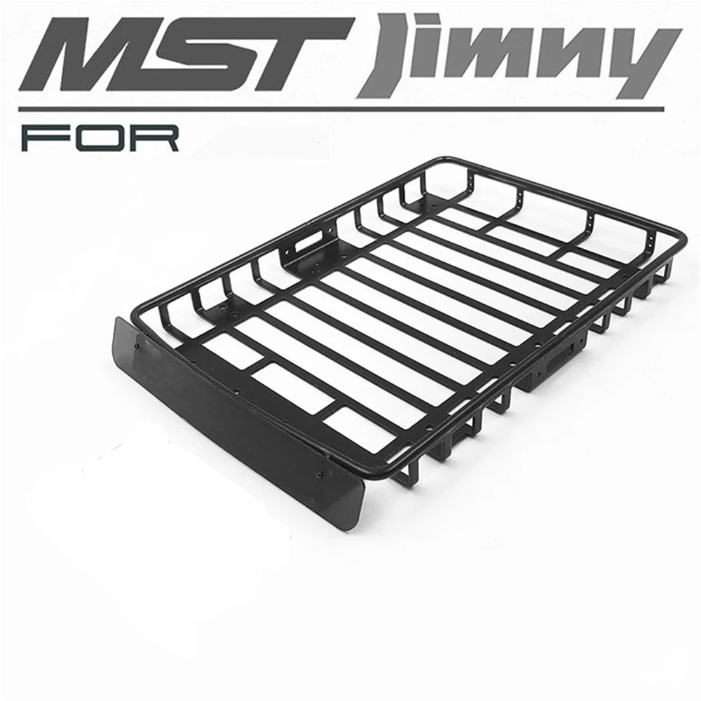 For MST JIMNY “KK” RC Crawler Car Metal Roof Luggage Rack Frame With Back Light Upgrade Kits Toy Accessories