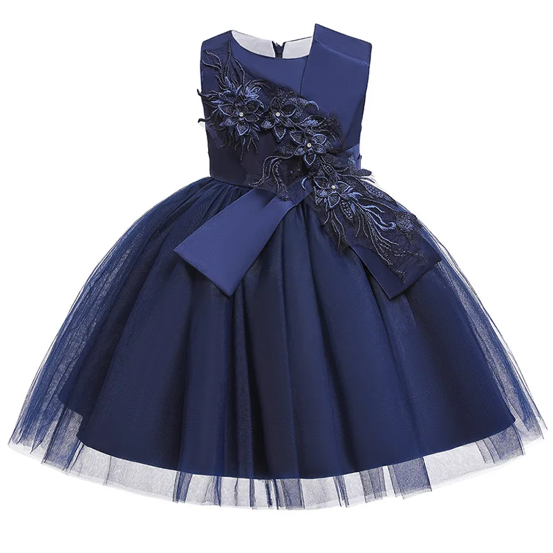 2024 Summer Baby Girl Dresses Kids Clothes For Children Vestido Infantil Tutu Princess Elegant Party Wedding Prom Dance Costume