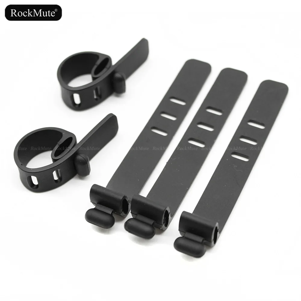 Black Tension Strap Tie Up Rubber Bandage Fix Oil Pipe/Tubing/Throttle/Brake Clutch Cable/Wire For Triumph/Suzuki Motorcycle