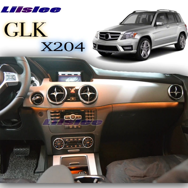 

Для Mercedes Benz GLK MB X204 2008 ~ 2015 приборная панель для салона OEM оригинальная Заводская атмосфера Улучшенный окружающий свет