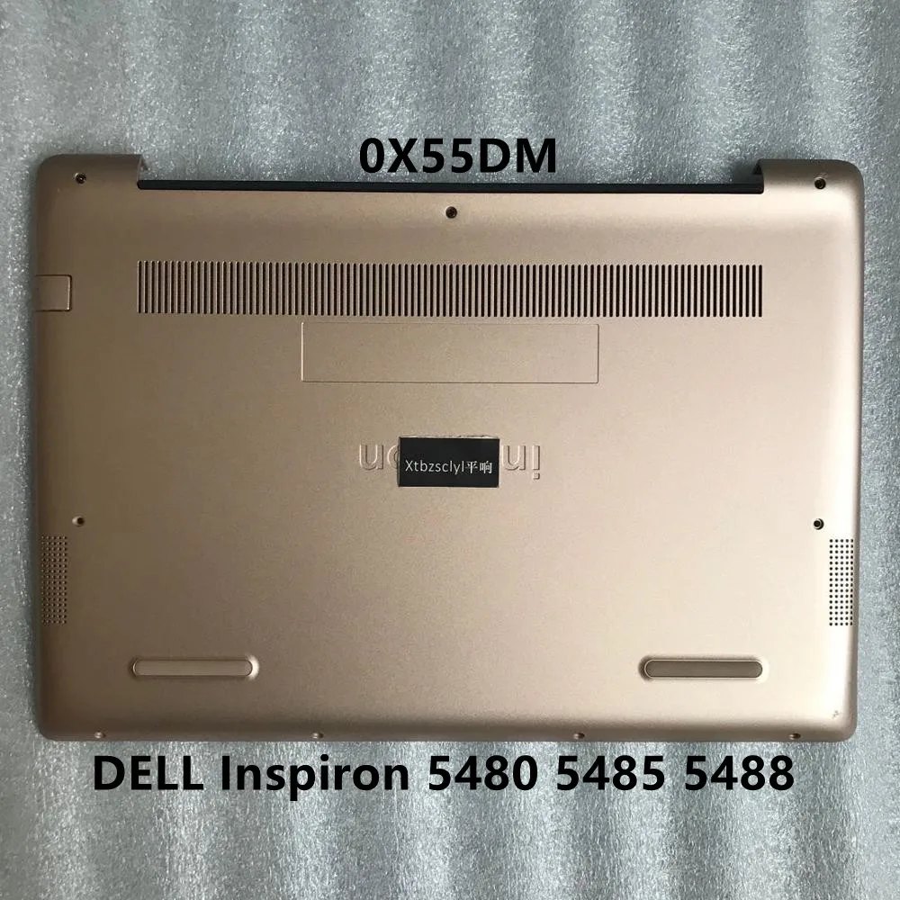 New For DELL Inspiron 14 5480 5488 5485 gold bottom cover lower shell laptop D shell 0X55DM X55DM