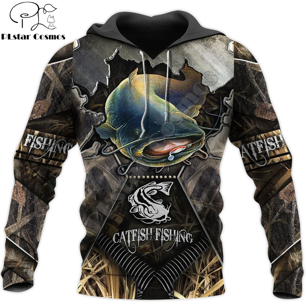 

Beautiful Cool catfish Fishing 3D Printed Unisex Deluxe Hoodie Sweatshirt Zip Pullover Casual Tracksuit sudadera hombre DW0332