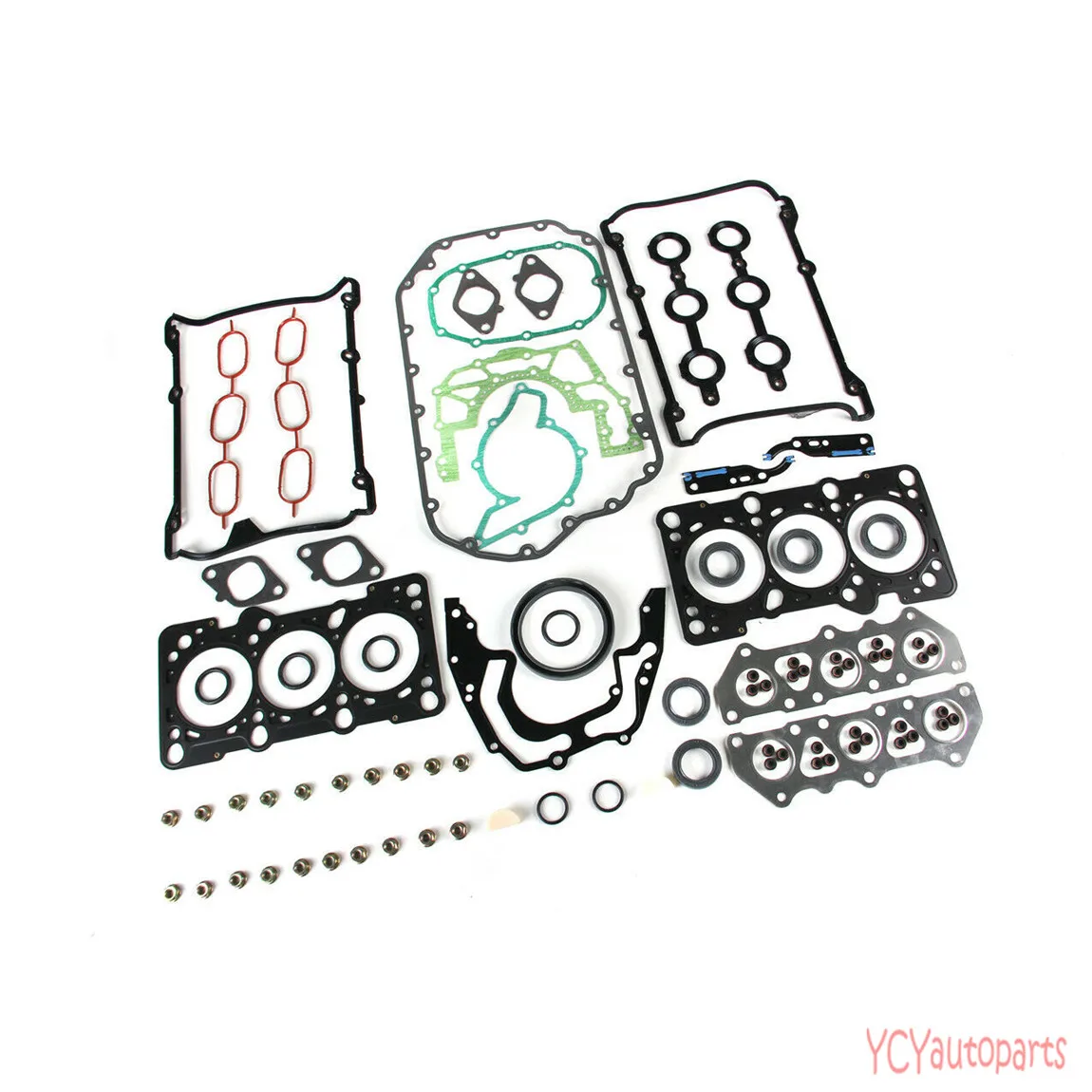 V6 2.7L Engine Head Crankshaft Gaskets Seals Repair Rebuilding Kit Fit For AUDI A4 A6 Quattro