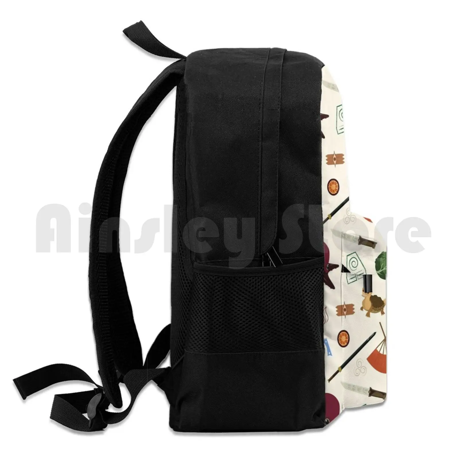 Medley mochila para caminhadas ao ar livre, à prova d'água, acampamento, viagem, o último mestre do ar, padrão colorido