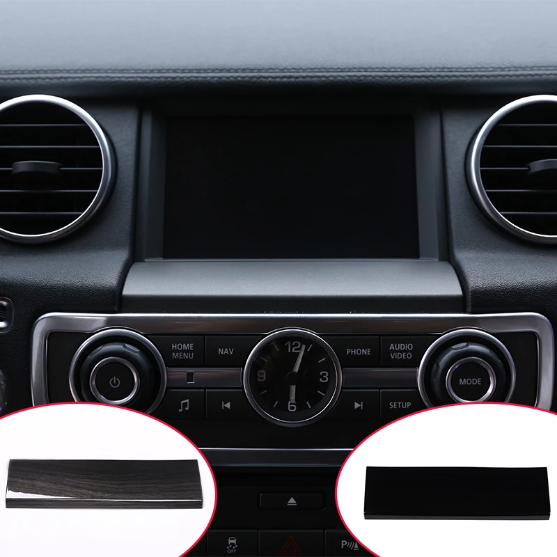 

Car Navigation Trim For Land Rover Discovery 4 LR4 2010-2016 ABS GPS Navigation Screen Below Panel Cover Trim Car Decoration