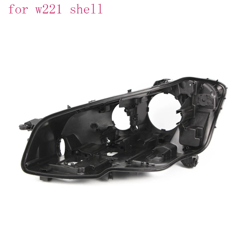 

w221 shell Front headlight cover black base Headlight back shell for Mercedes-Benz s Class W221 S280 S300 S500 2010-2013 shell