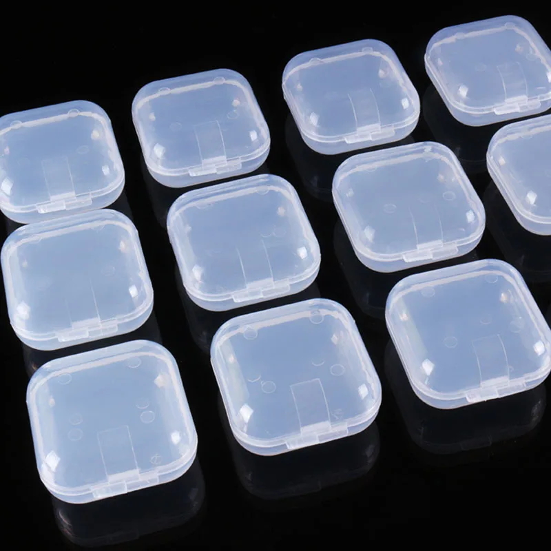 Caja de pastillas transparente, Mini contenedor de almacenamiento portátil, semanal, caja de medicina, caja de plástico, Organizador