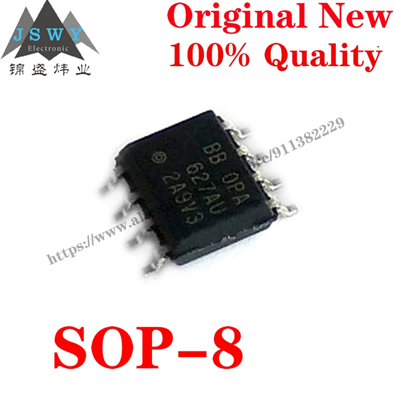 10~100PCS OPA627AU SOP-8 Semiconductor High Speed Operational Amplifier IC Chip with for module arduino Free Shipping OPA627