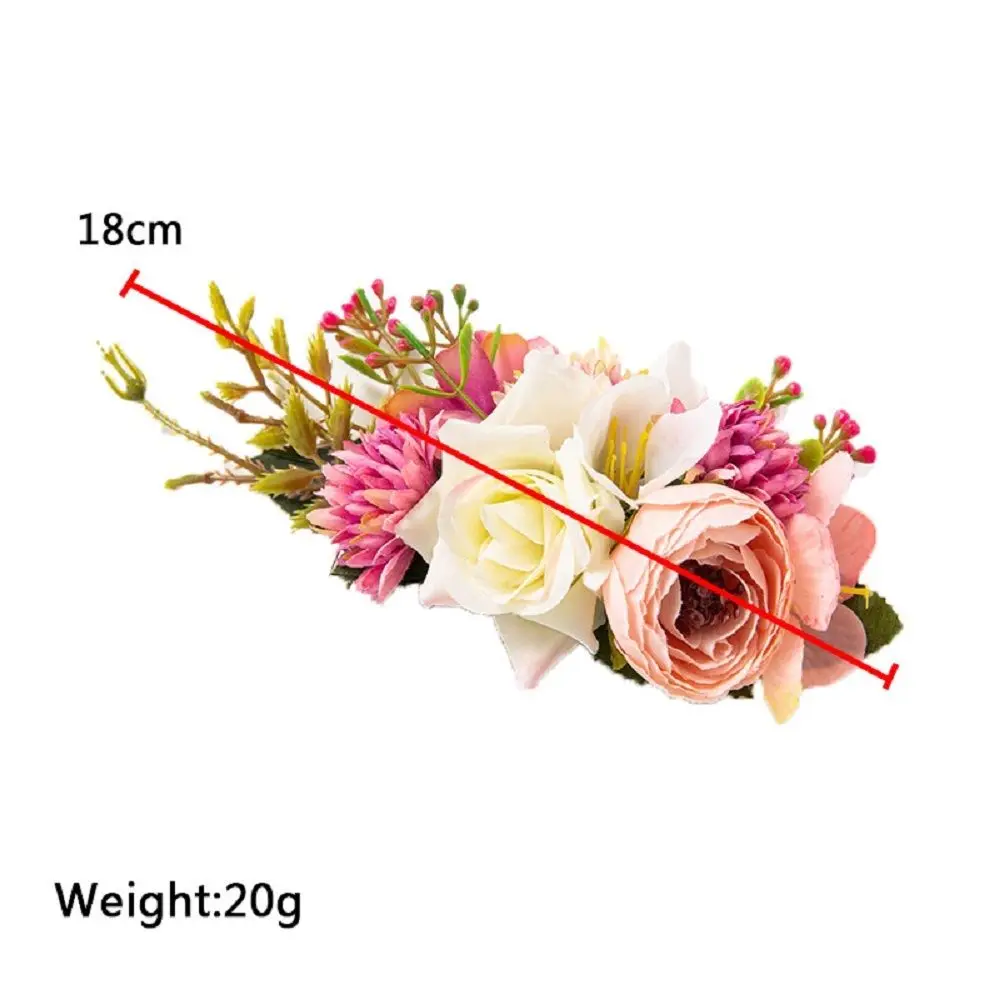 1Pcs Boho Bridal Hair Combs Rustic Wedding Floral Women Flower Hairpins Brides Hair Accessories Wedding jewelry