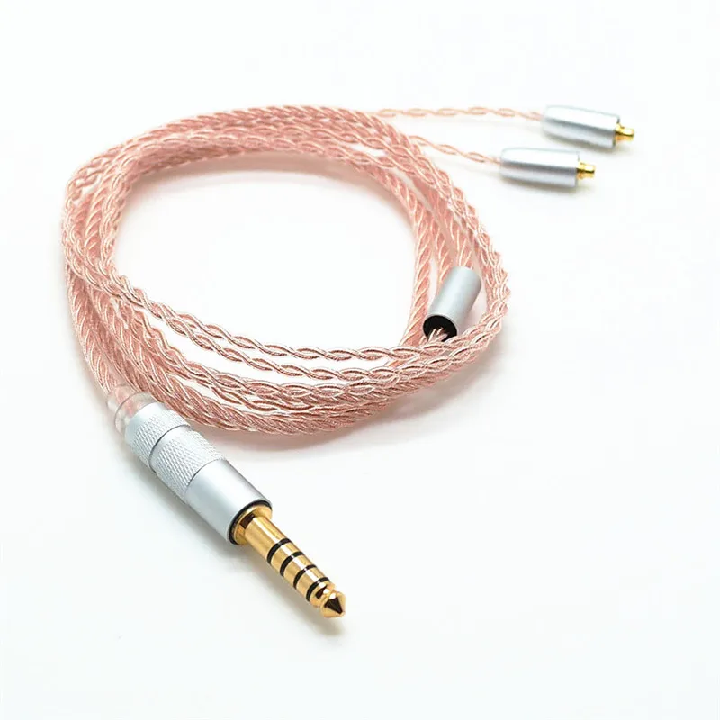 Pirole HIFI 4.4 مللي متر متوازن Mmcx تحديث استبدال 6N OCC كابل صالح لسماعة Shure SE535 SE235 SE215 UE900 Westone