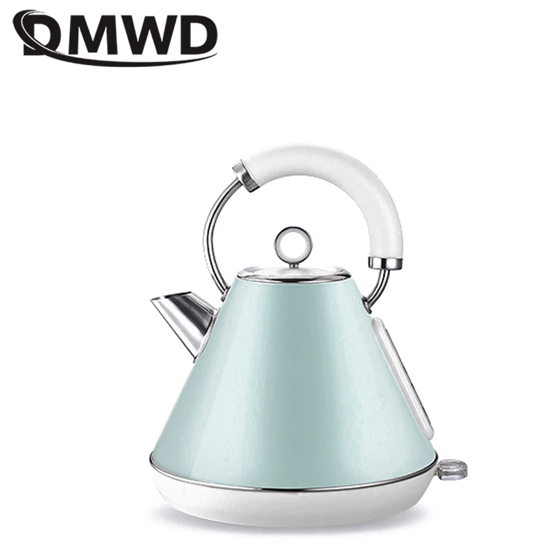 DMWD 1.8L Household Retro 304 Stainless Steel Electric Kettle Water Heater Water Boiler Coffee Pot  Automatic Power off 220V