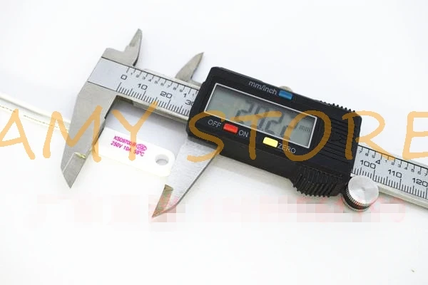 2pcs KSD9700 with Hole 40C-150C NO NC Thermal Protector Ceramic Temperature Control Switch Thermostat 250V 10A