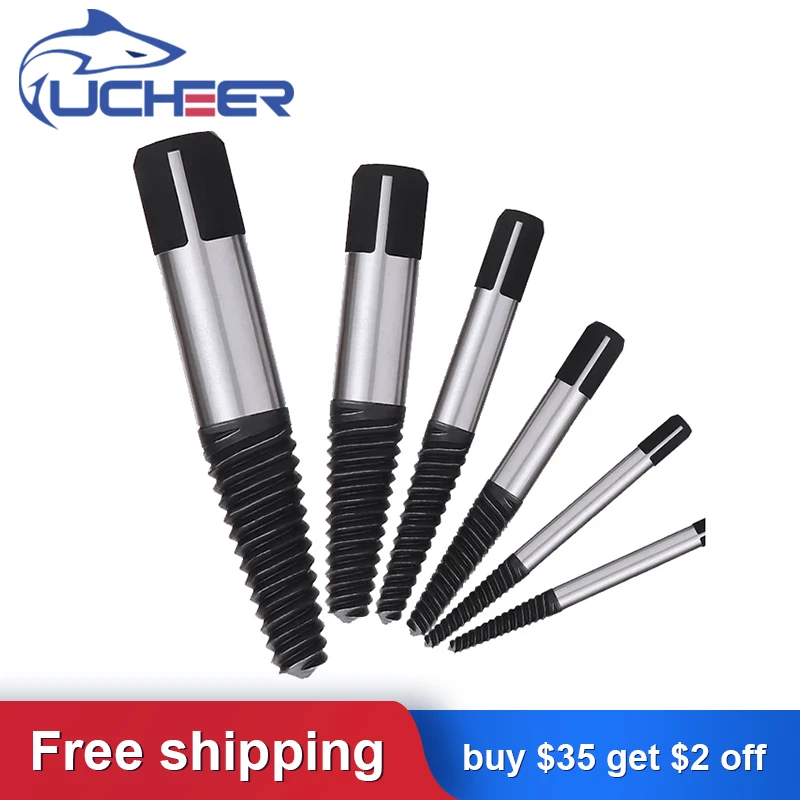 UCHEER Faucet Angle valve broken head screw remover wire remover pipe break pipe universal tap reverse wire remover wire tool
