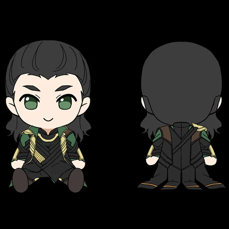 Disney Loki Anime Cosplay CP Doll Plush Toy Stuffed Toy doll doll Back Cushion Throw Sitting  Boy Girl\'s Xmas Gift 30cm