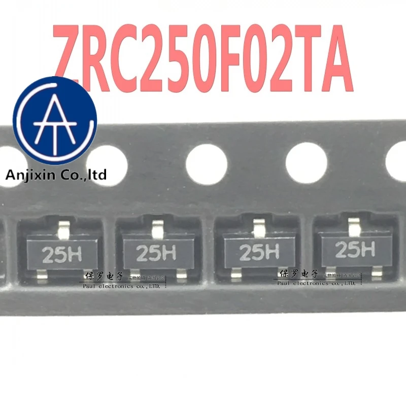 10pcs 100% orginal new real stock  Voltage reference ZRC250F02TA ZRC250F02 silk screen 25H SOT-23