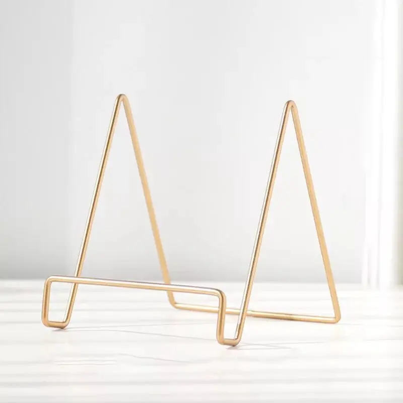 Геометрический Настольный стенд, мобильный телефон, Книжная коллекция, стеллаж для хранения журналов, настольный держатель