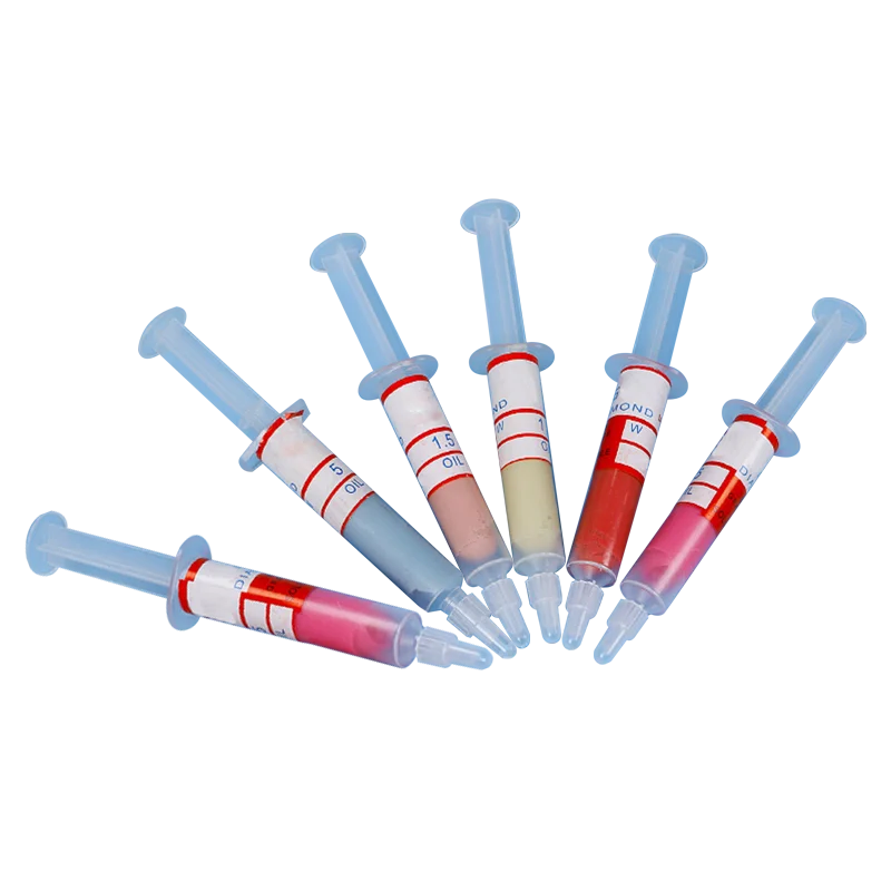 6pcs/lot 5 gram Diamond Polishing Lapping Paste Pastes Compound Set. W0.5 W1 W1.5 W2.5 W3.5 W5