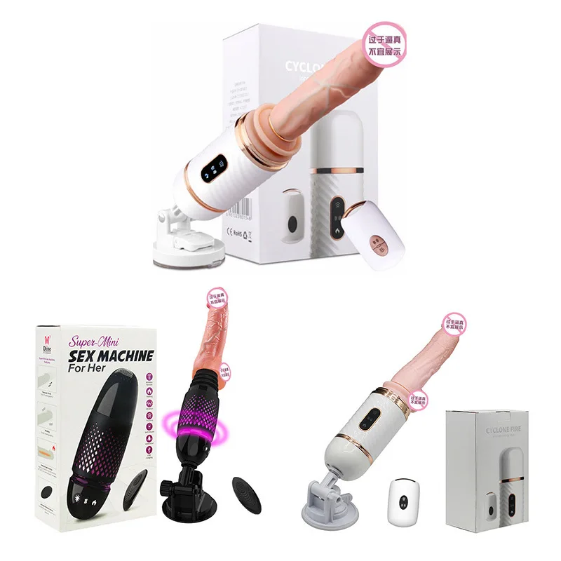 Wireless Remote Control Automatic Masturbation Pumping Gun Sex Machine Telescopic Dildo Vibrators for Women Sex Toys for Women